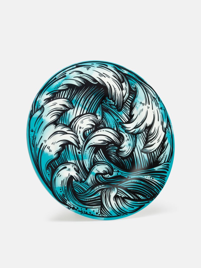 printed featuring a vegetable design wall plates