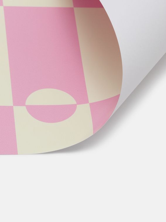 Papier cadeau original avec motif floral