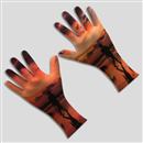 personalized winter gloves sunset