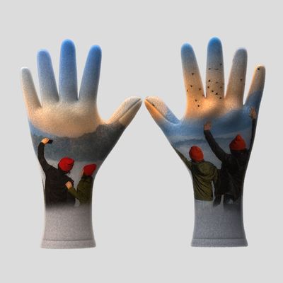 custom winter gloves