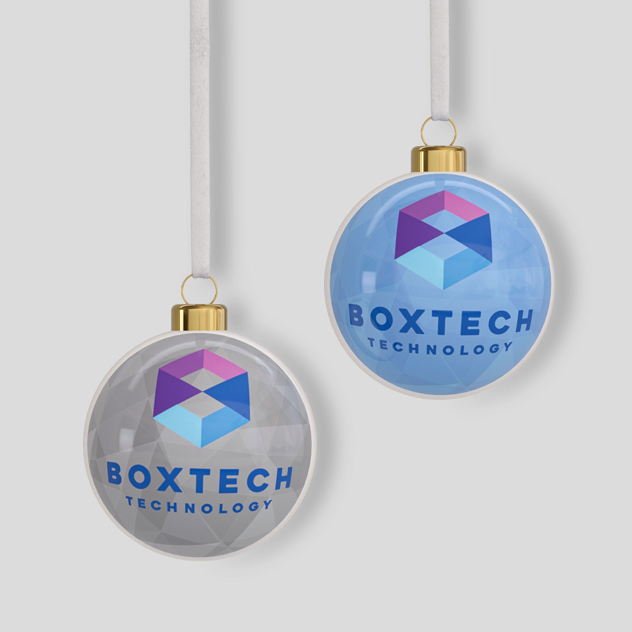 company christmas baubles