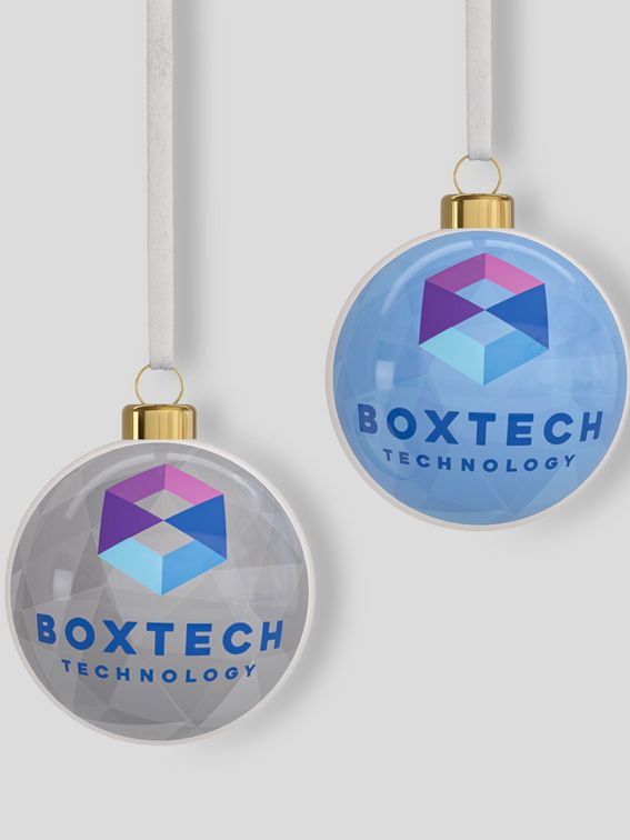 custom christmas baubles