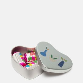 custom heart tin