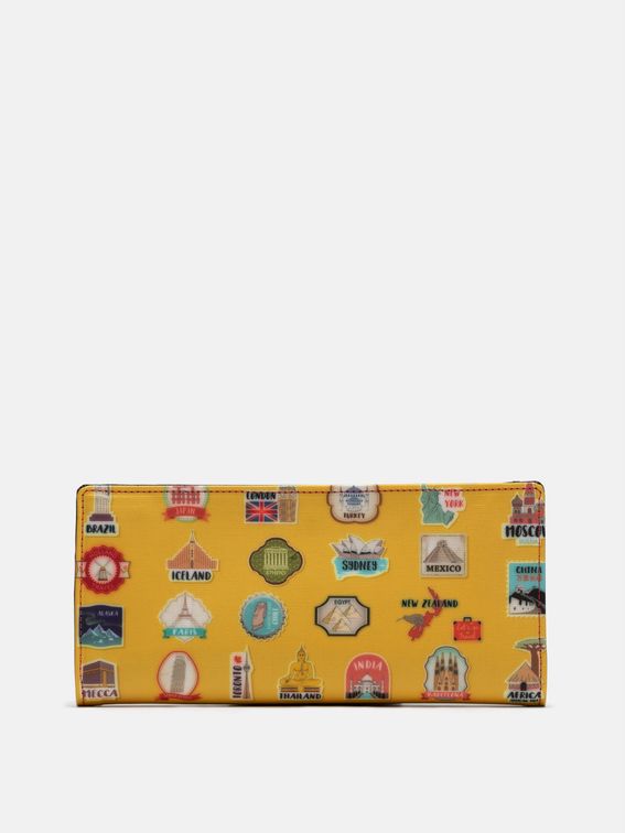 Portefeuille pour femme personnalisé en cuir ou en toile cirée