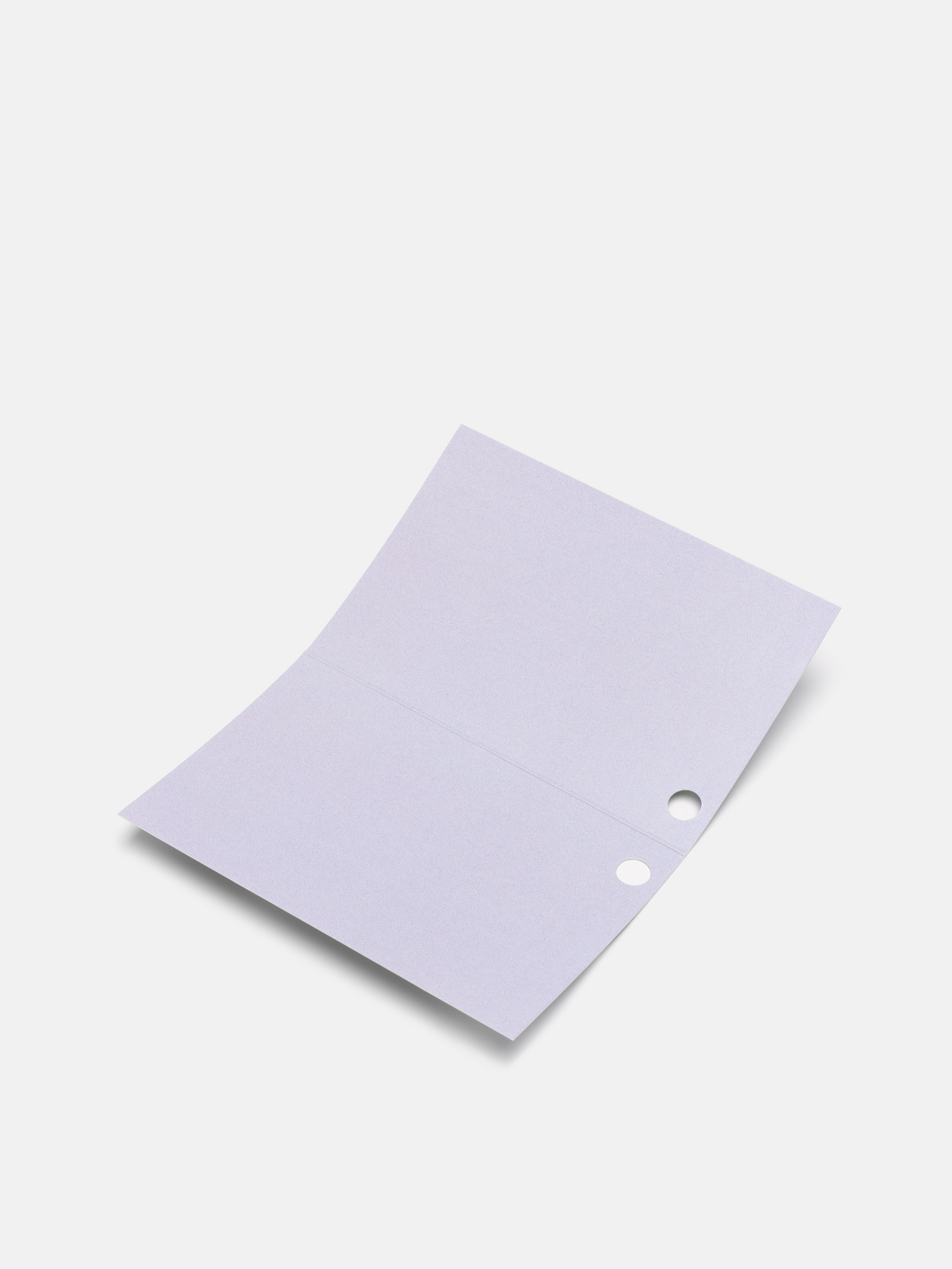 inside of folded swing tags