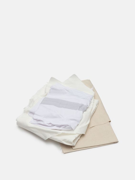 remnants of fabrics