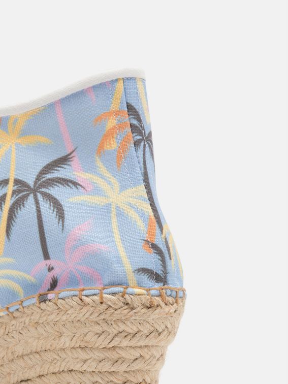Printed insert for Espadrille Wedges