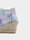 palm tree design printed espadrilles