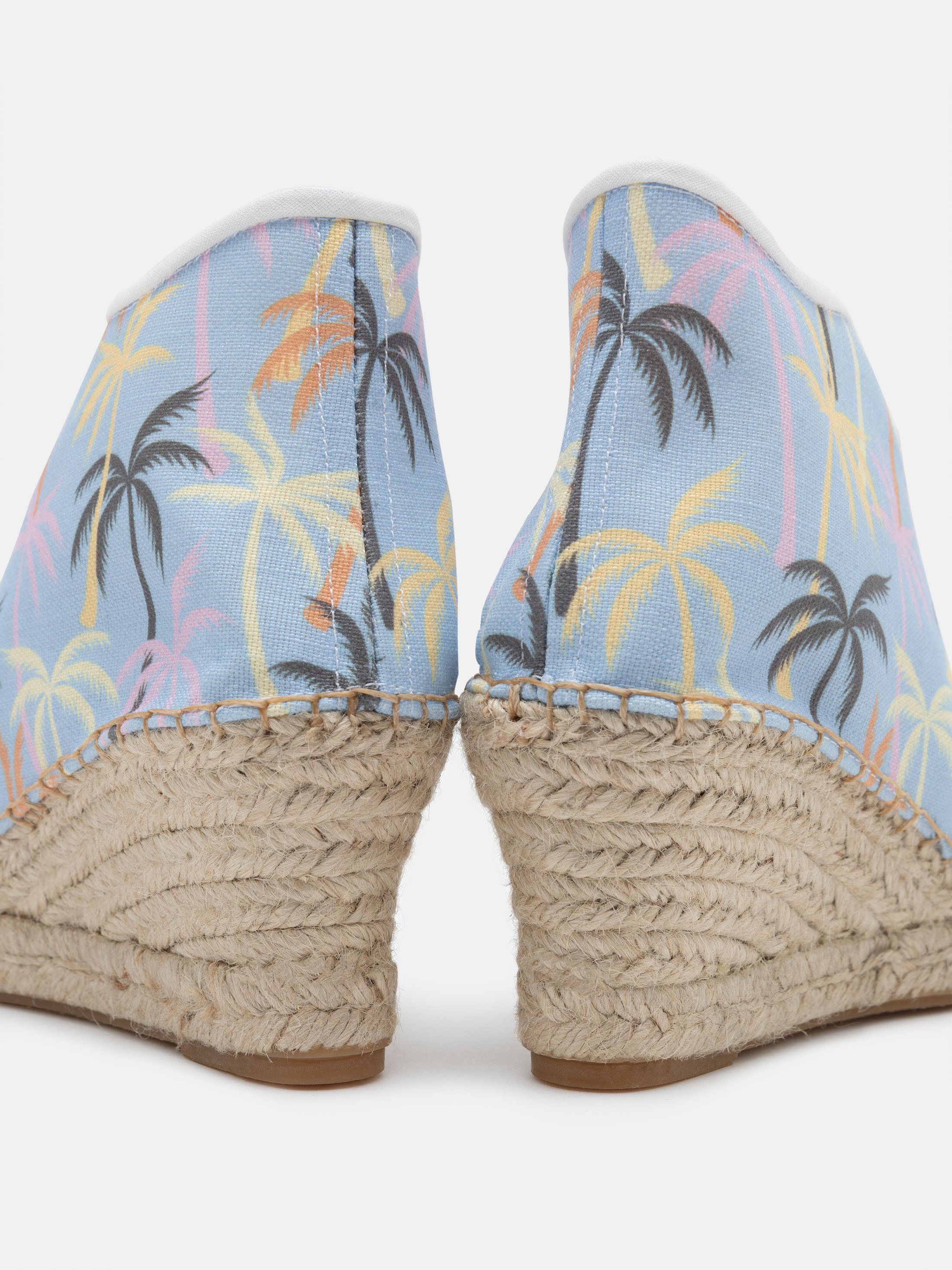 Wedge heel design print your own canvas espadrilles