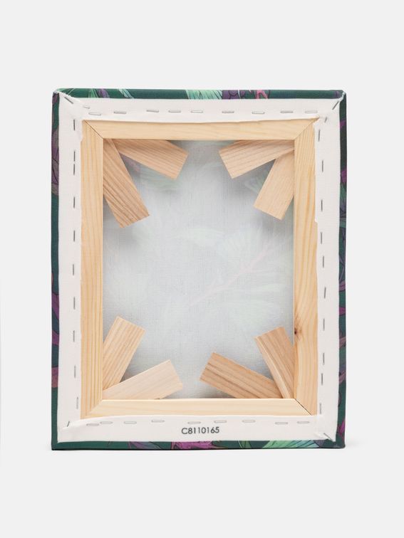framed canvas back texture