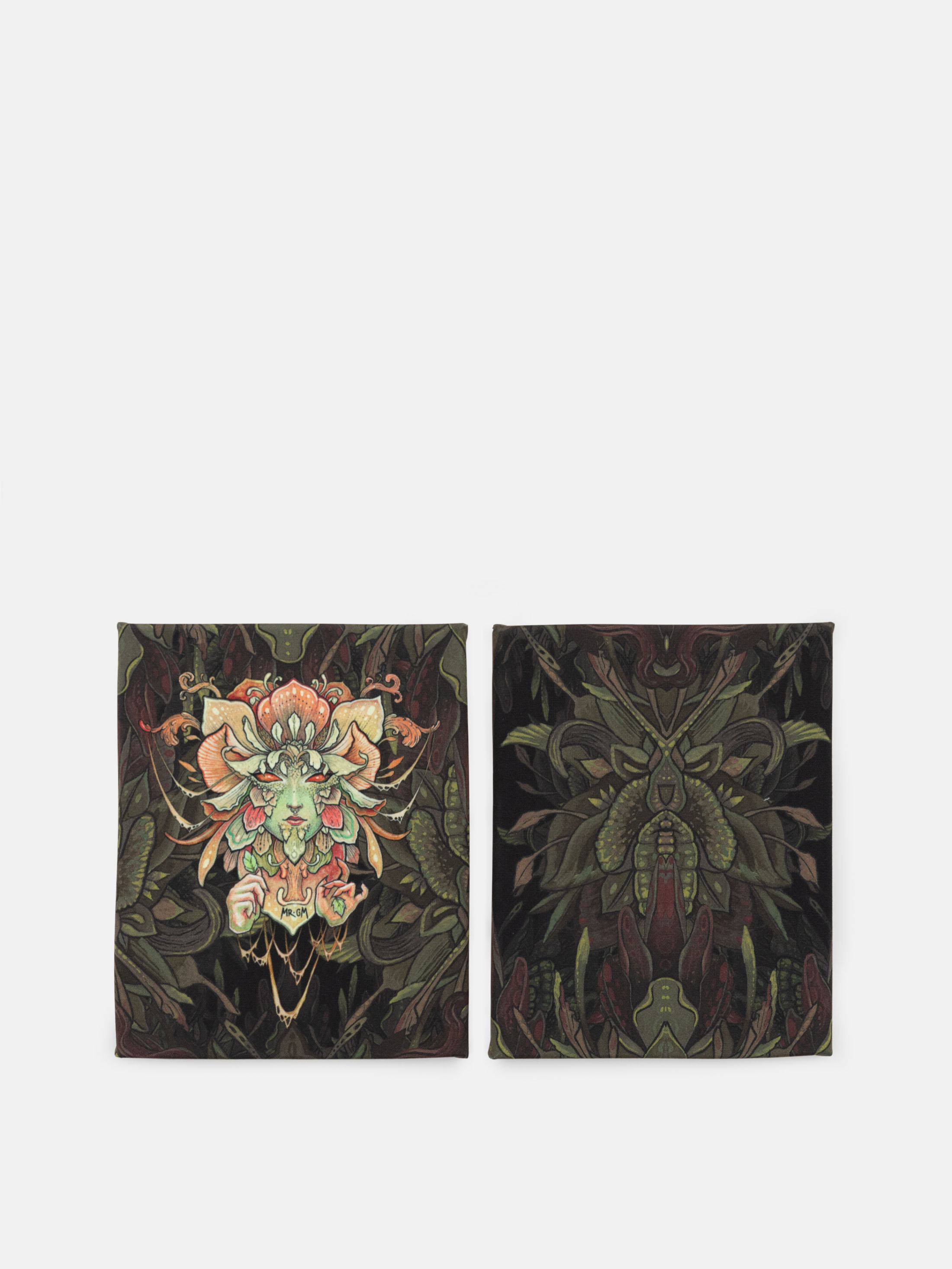 Tableau diptyque avec image de votre peinture