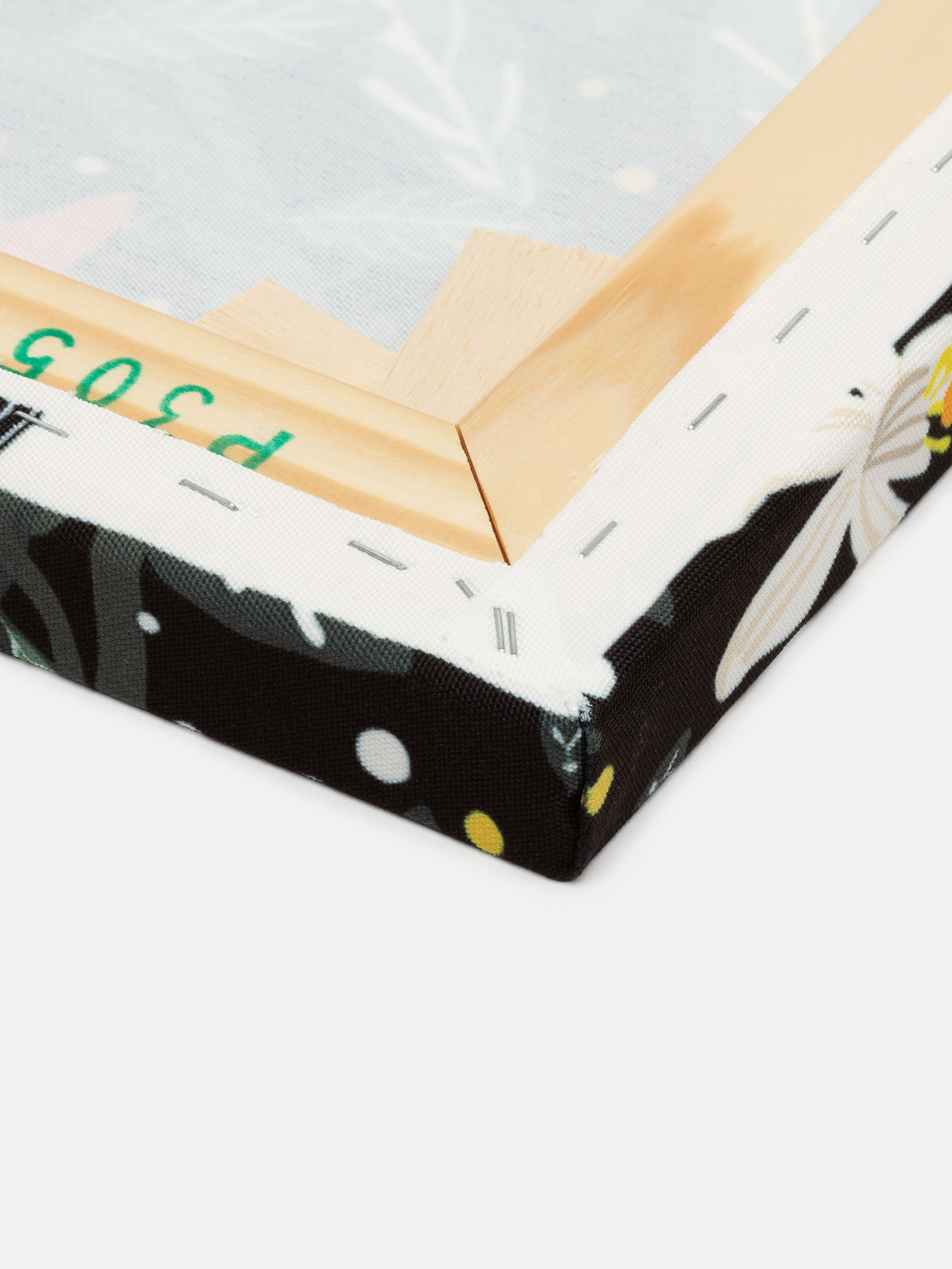 Détail du cadre du tableau diptyque