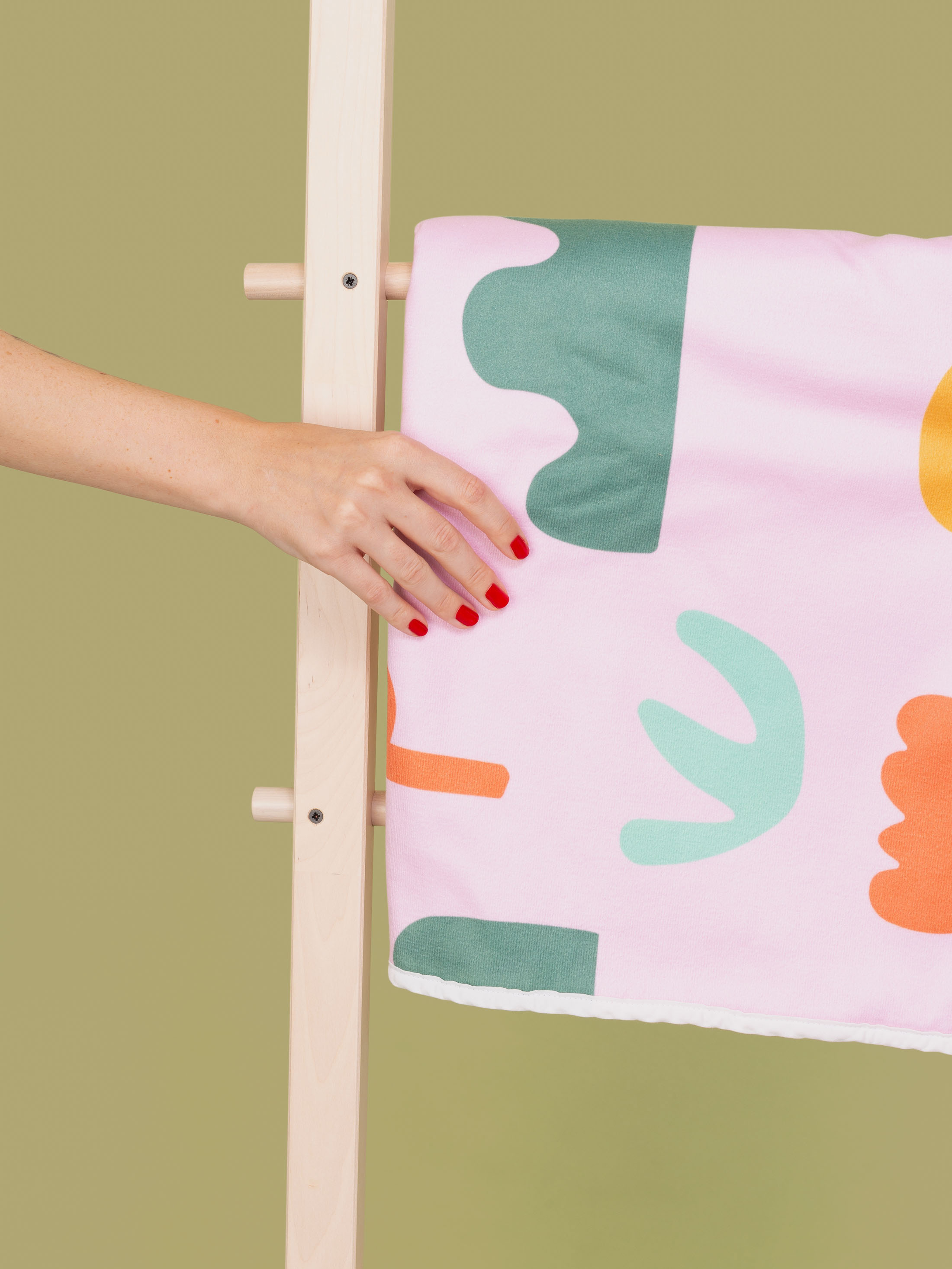 printed beach towels detail