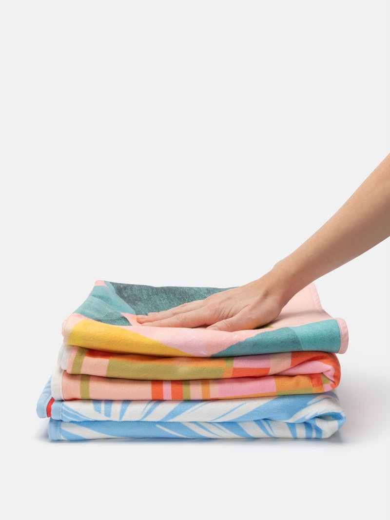printed beach towels