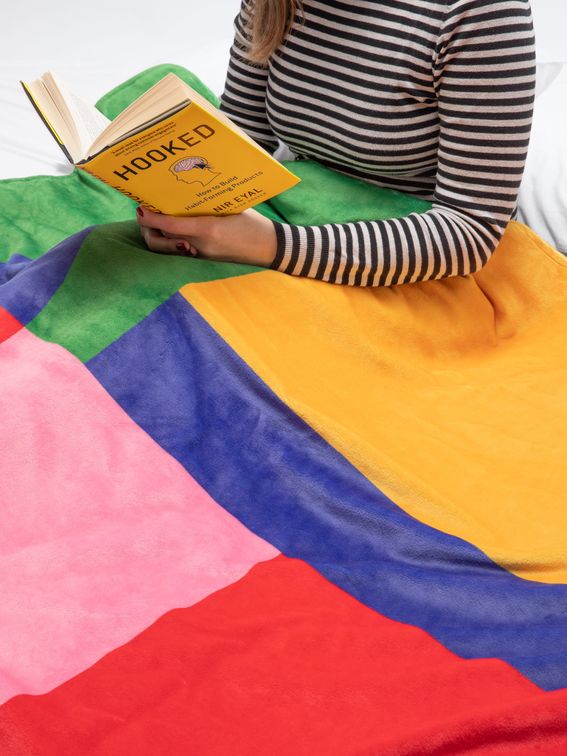 custom printed throw