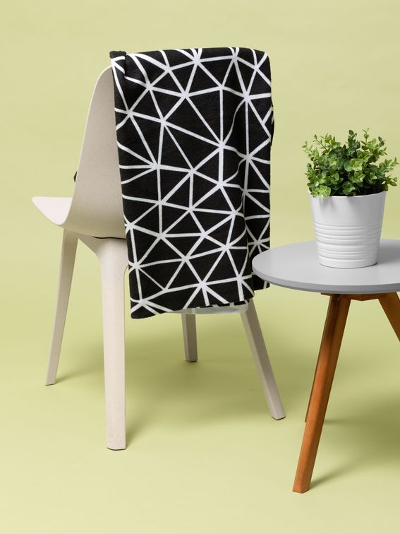 Printed Lightweight summer blanket thin single layer