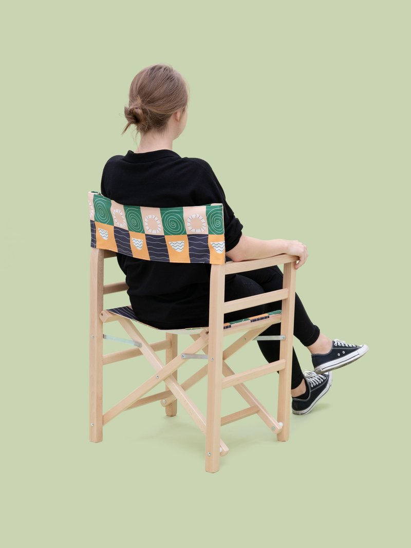 custom printed director chair
