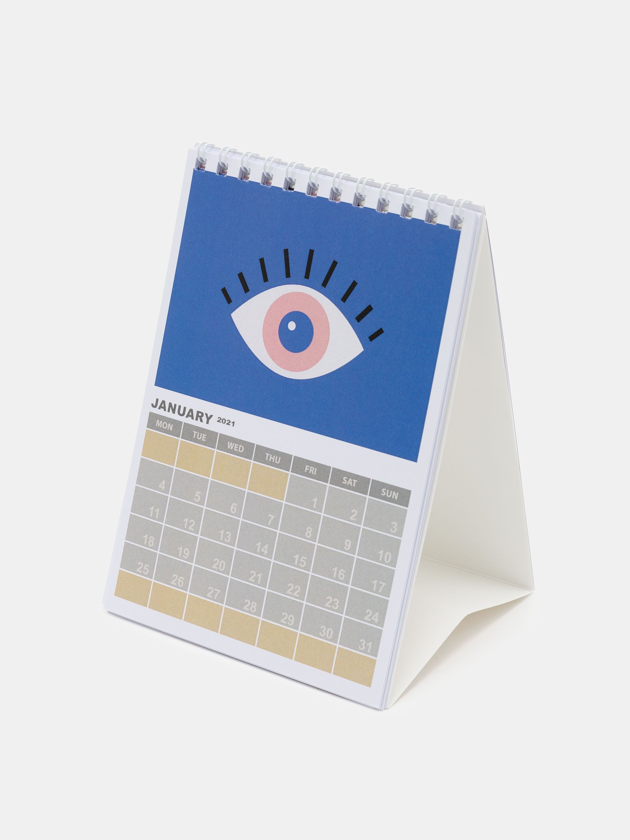 Calendrier de bureau 2025 à personnaliser, faites un calendrier design