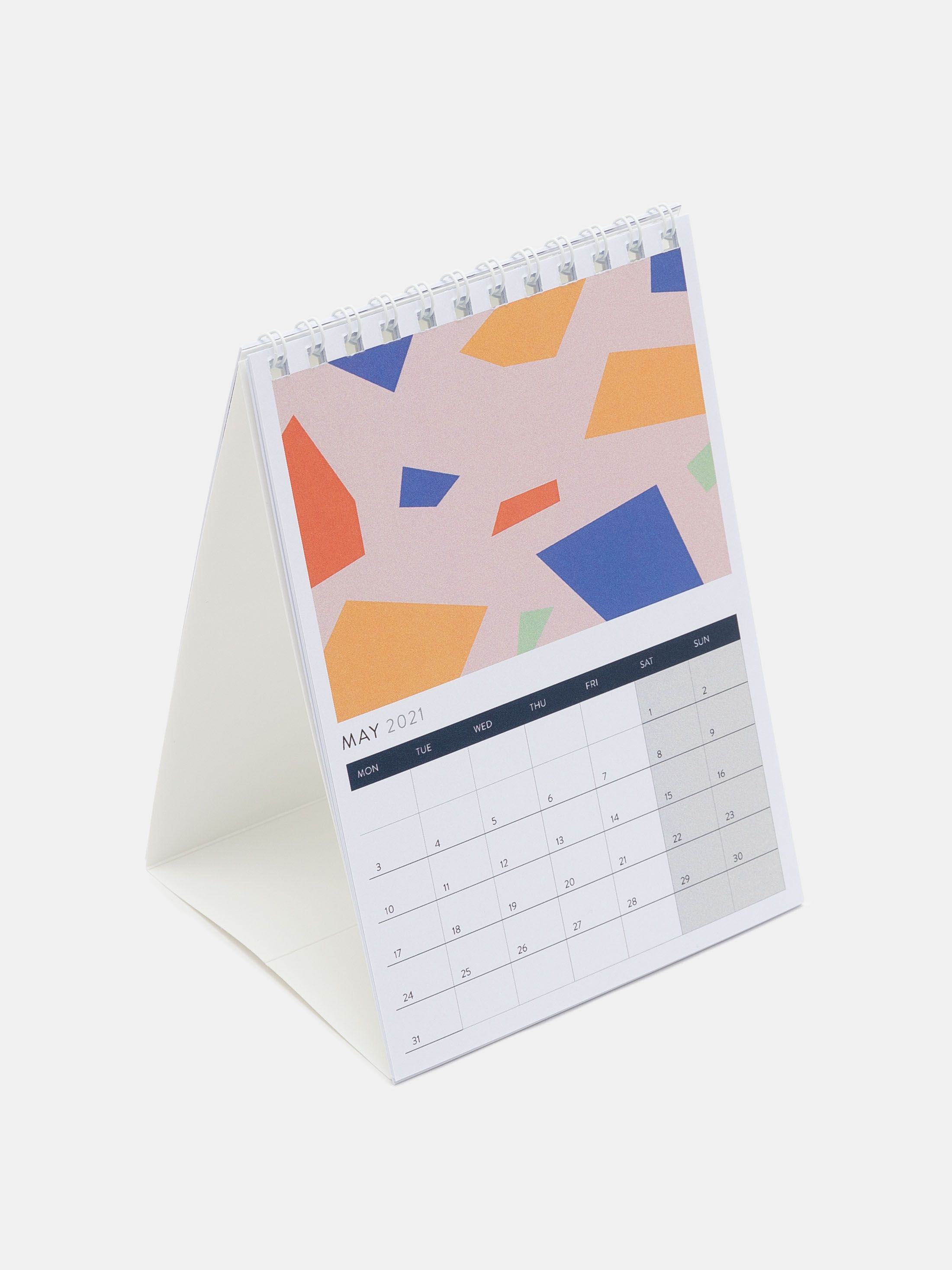 custom printed desk calendar