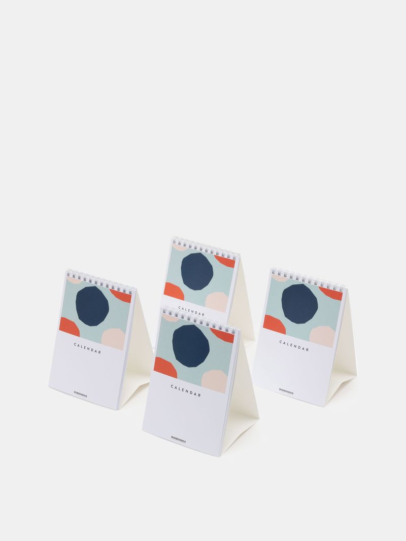 A6 Desk Calendar pack of 4