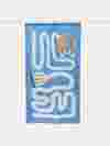 single panel shower and bathroom curtains