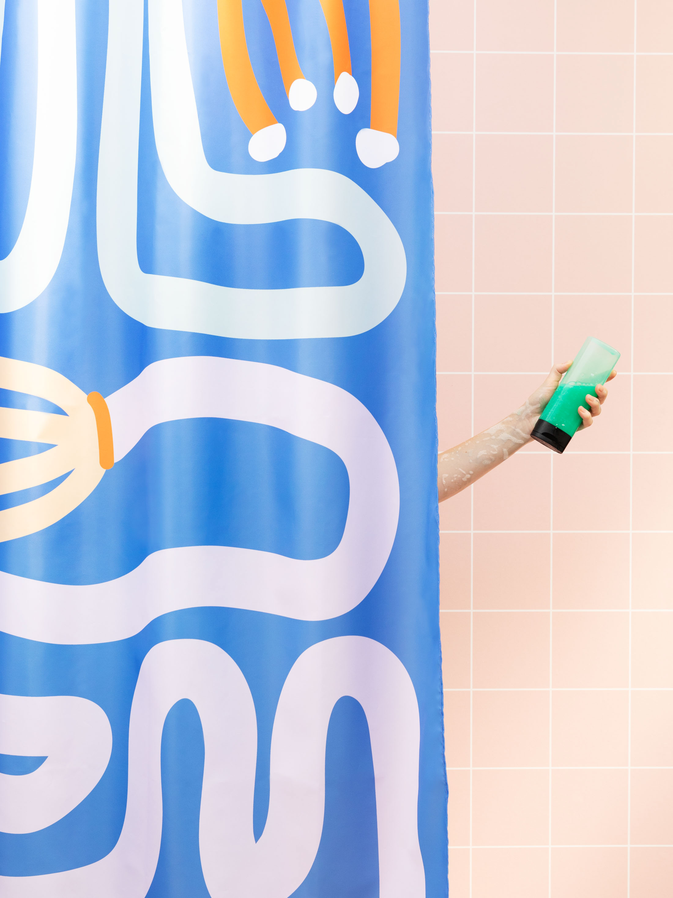 Détails du rideau de douche personnalisé