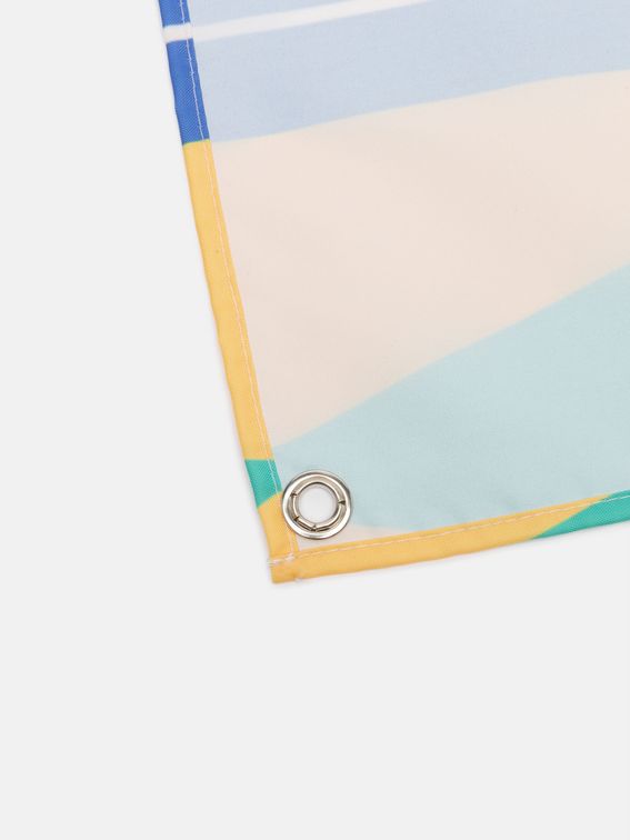 detail of custom banners