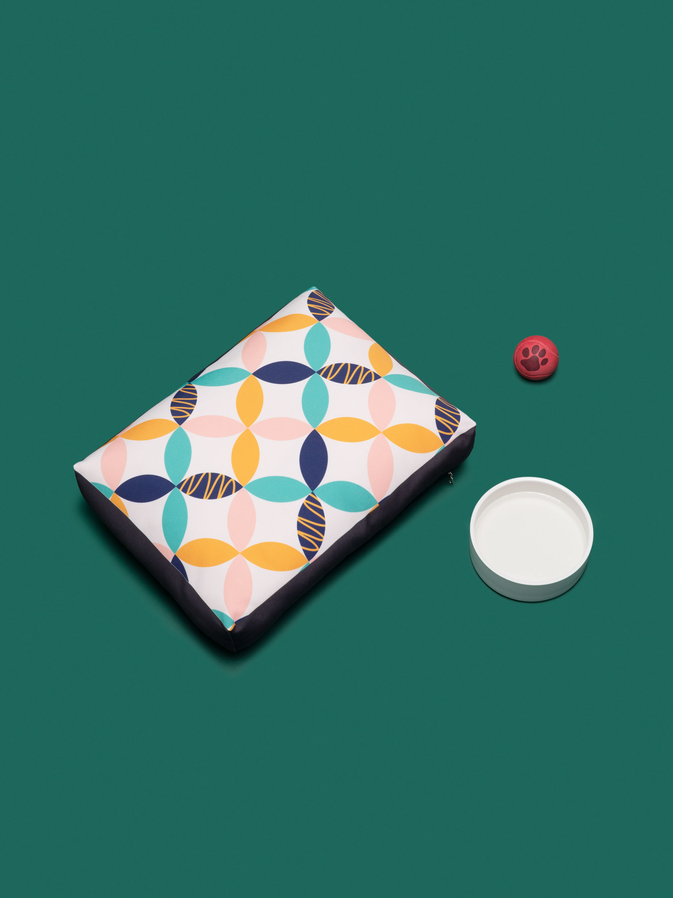 zipper details of your photo dog bed