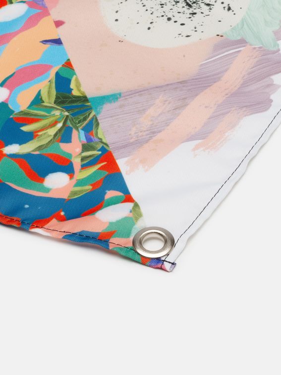 custom fabric banner