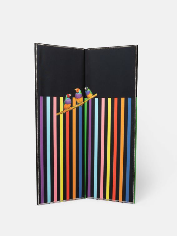 2 panel folding room divider