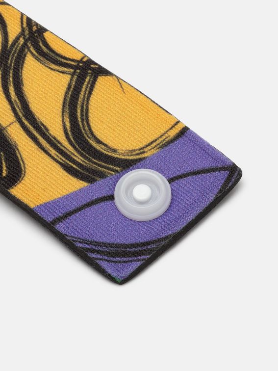 Flat wristband popper closure print your artwork