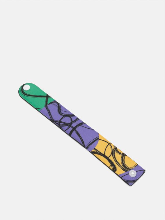 Custom Wristbands flat printed floral pattern