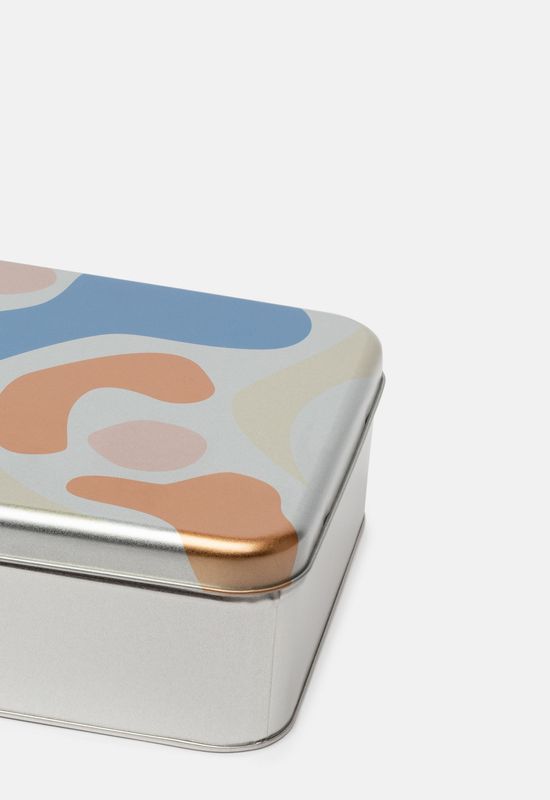 Metal storage discount tins with lids