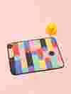 flower print custom bath mats