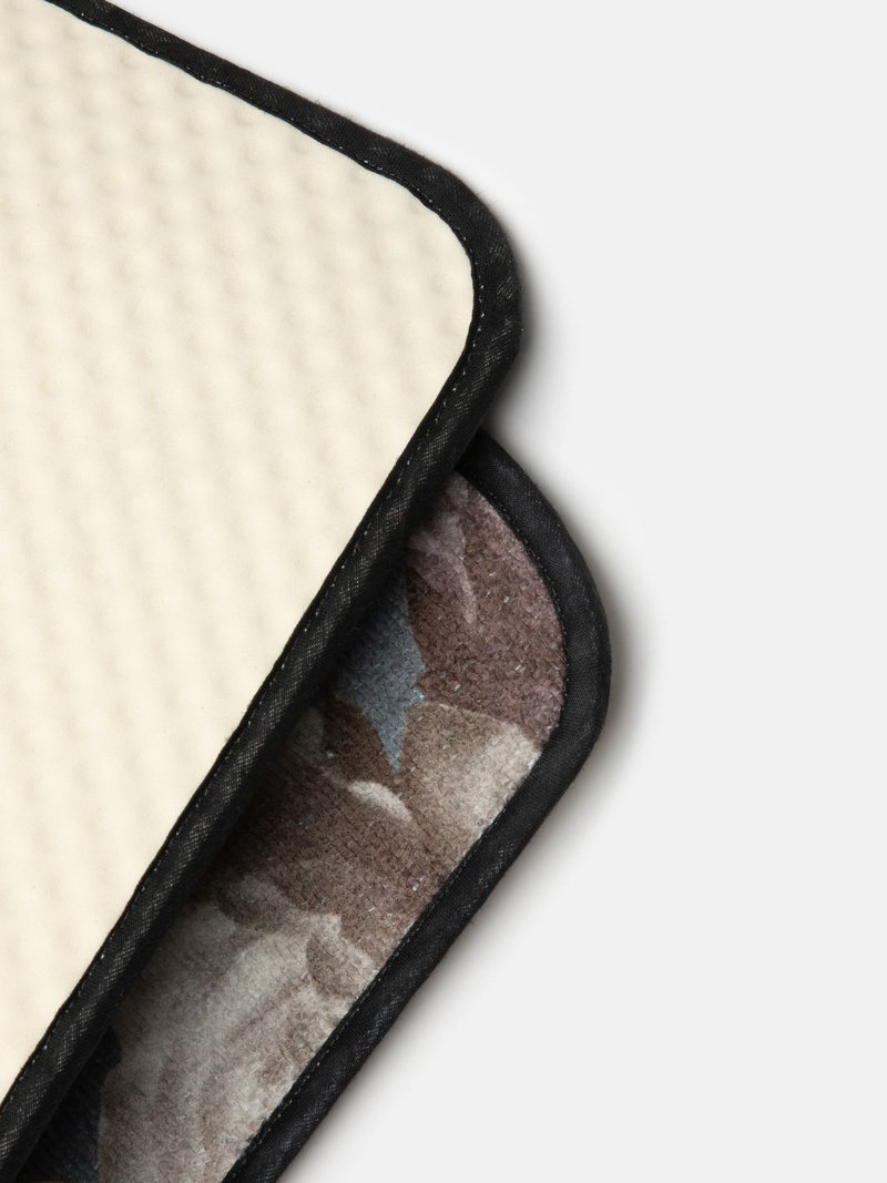 custom bath mats fabric details