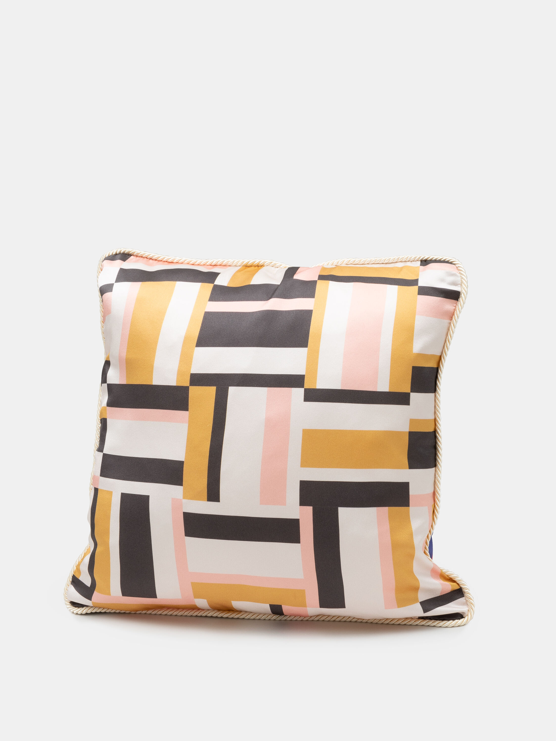 Designer silk throw online pillows