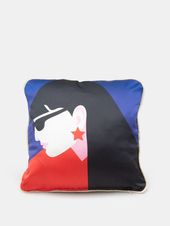custom silk cushion