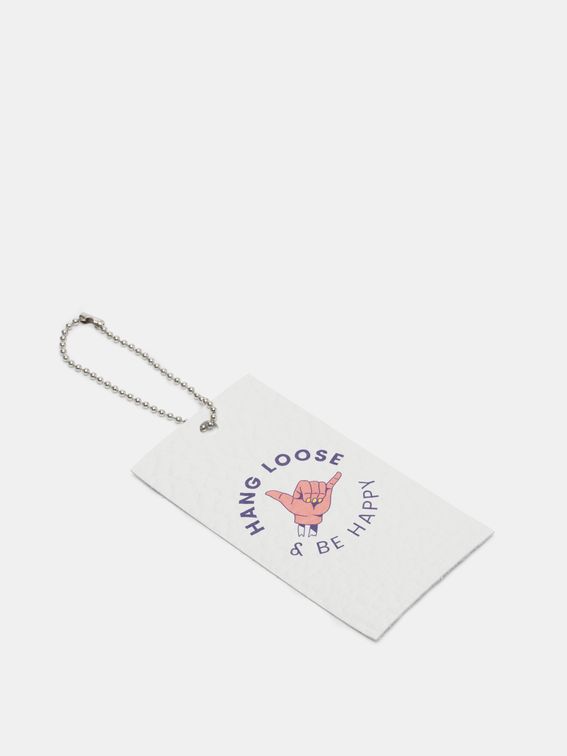 Details achterkant leren label