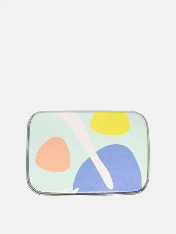 ポケットサイズのシルバーケースにデザイン印刷