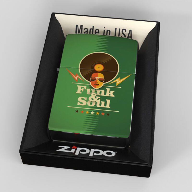 gift box with customised lighter