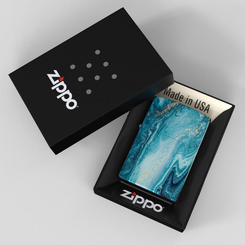 custom zippo lighters with gift box