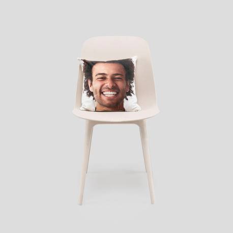 personalised face cushion