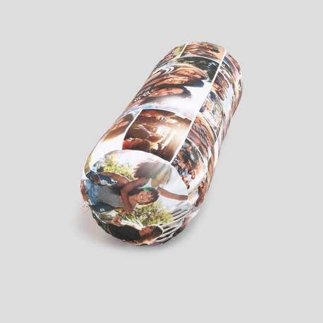 printed large bolster cushion