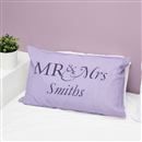 personalised mr and mrs pillowcases
