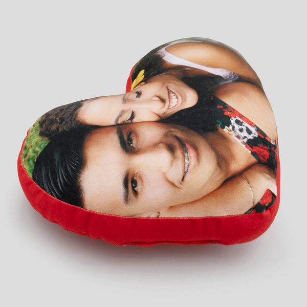 photo heart cushion
