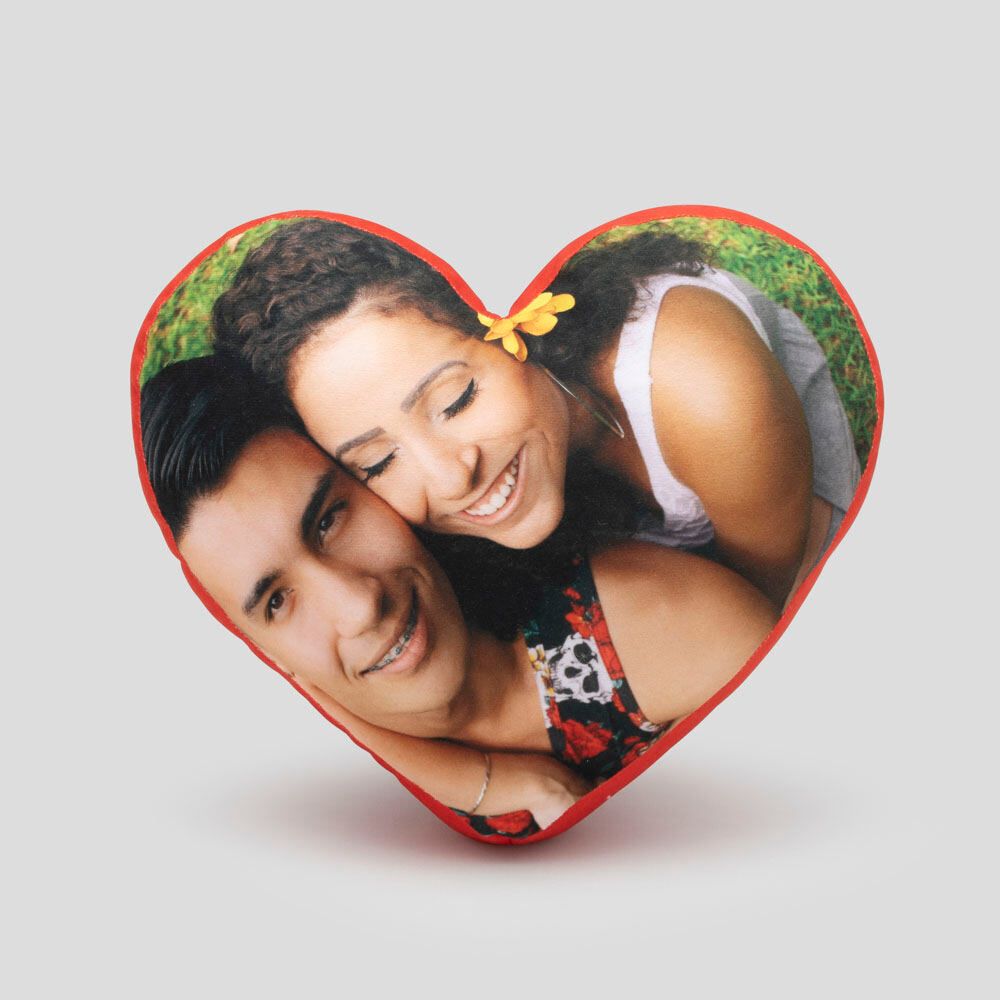 photo heart cushion