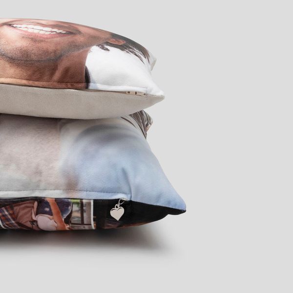 custom reversible pillow