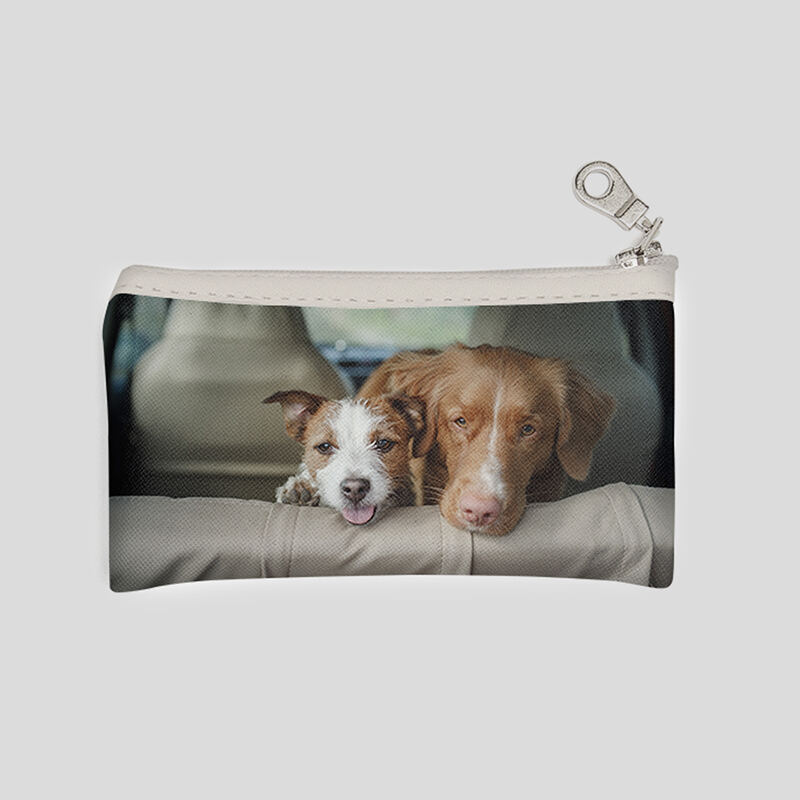 Custom canvas best sale zipper pouch