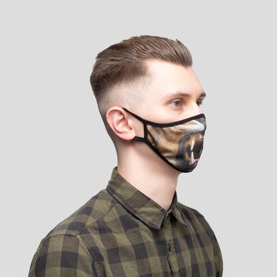 自分でデザインする 布マスク
