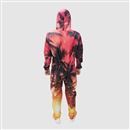 back of custom hazmat suit